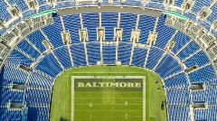 m&T Stadium An aerial view of M&T Stadium in Baltimore, Maryland.