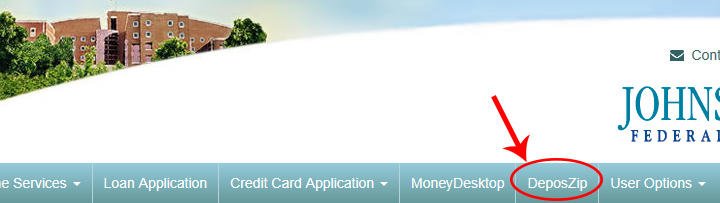 DeposZip Menu DeposZip Menu